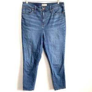 Madewell Curvy High-Rise Skinny Crop Dalstrom Wash Jeans